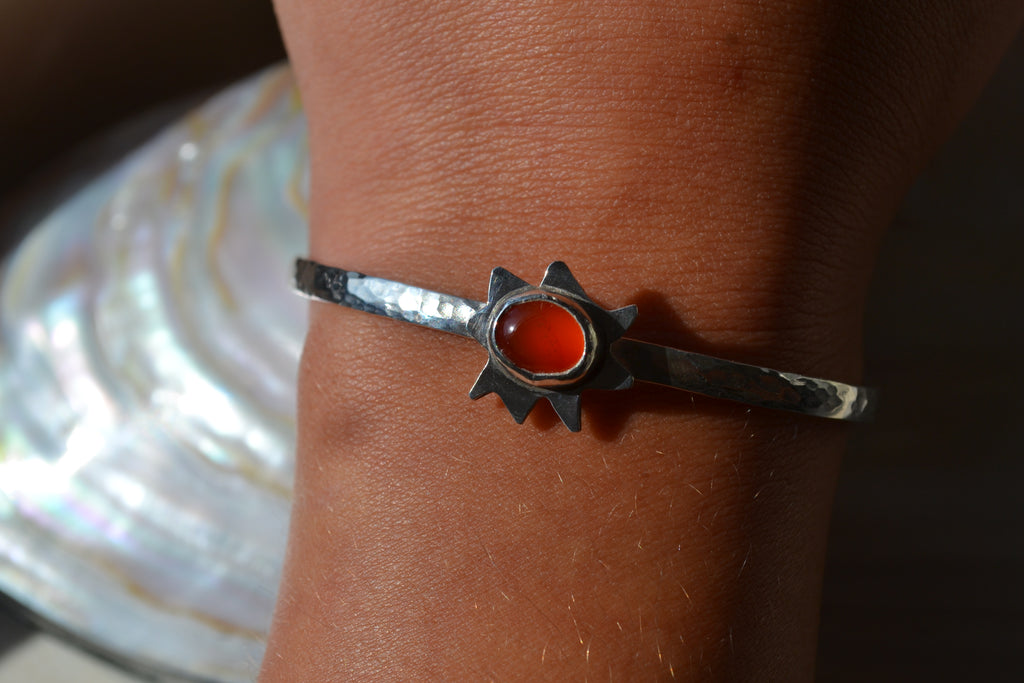 Estrella Carnerlian Cuff