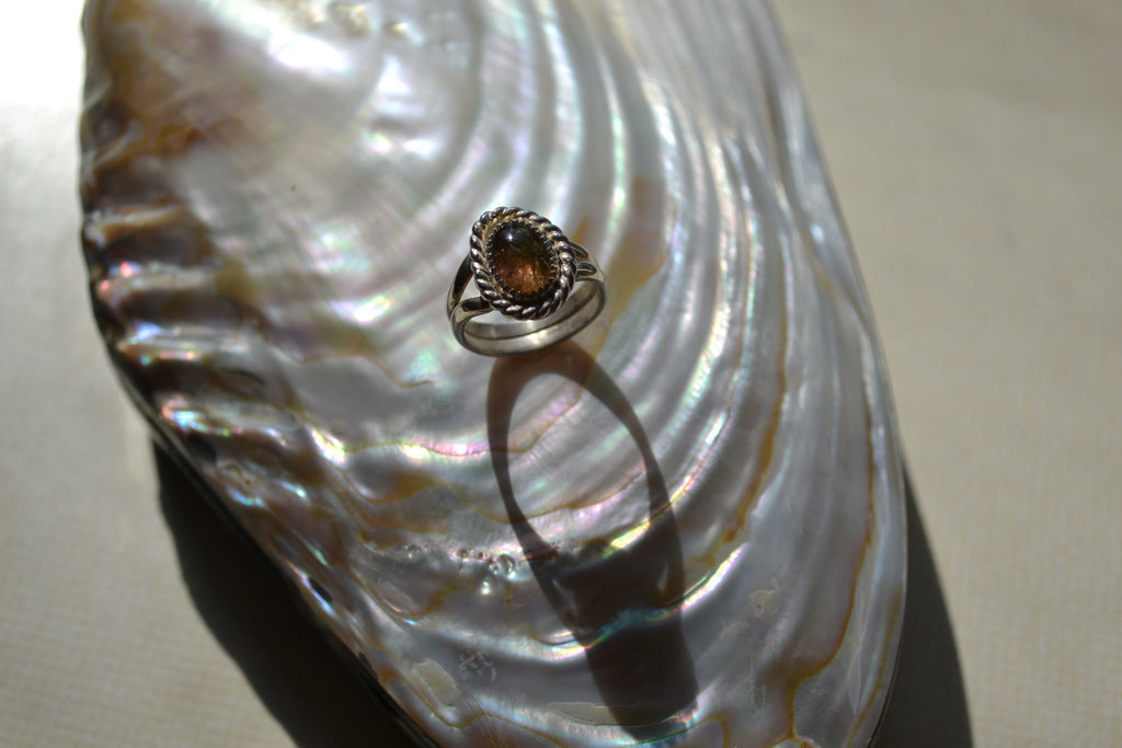 Watermelon Tourmaline Ring