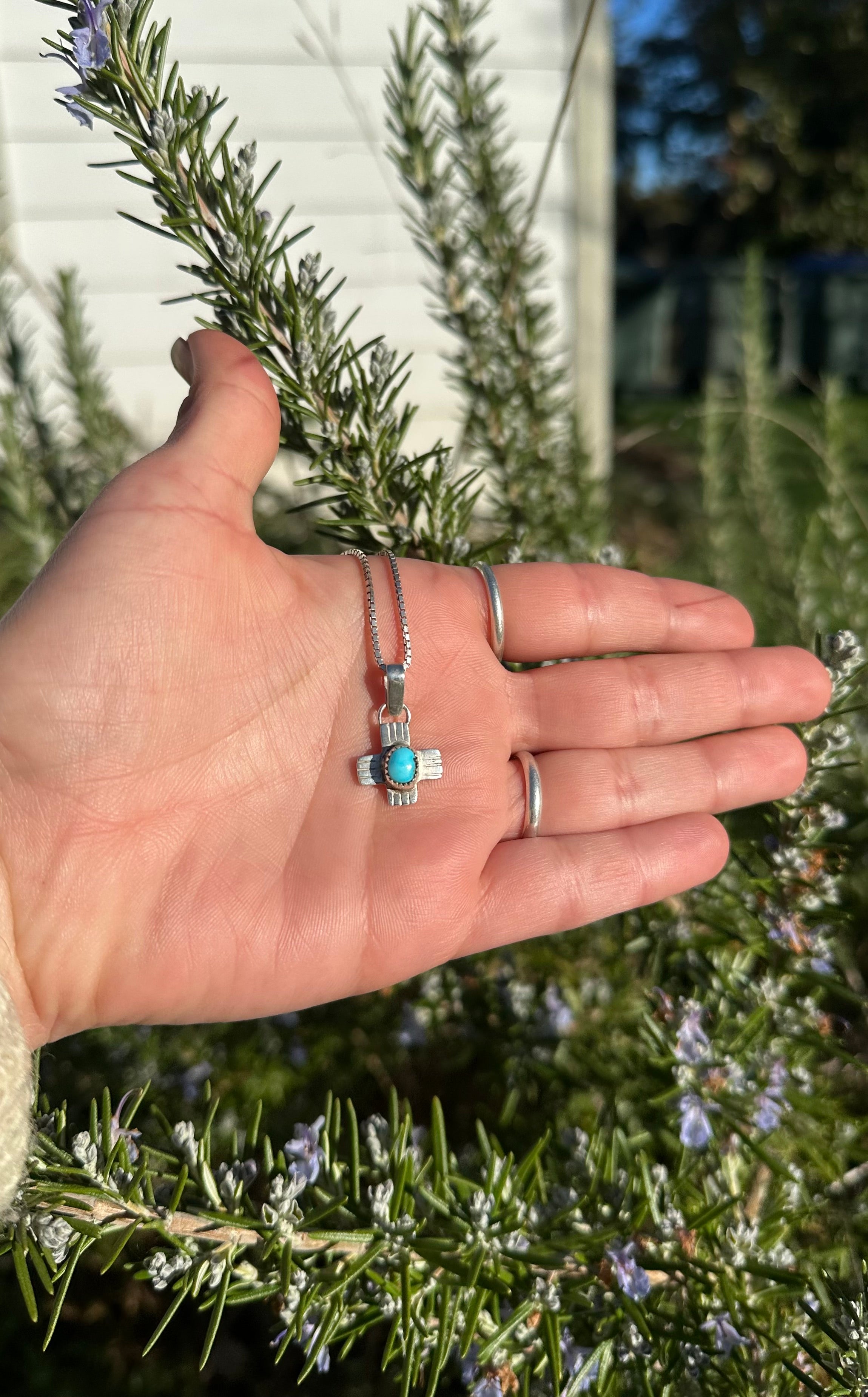 Crossroads Turquoise Pendant