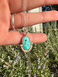 Turquoise Horseshoe Pendant